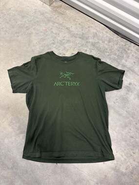 Arc'teryx Arc'Word Logo T-Shirt Size L Green